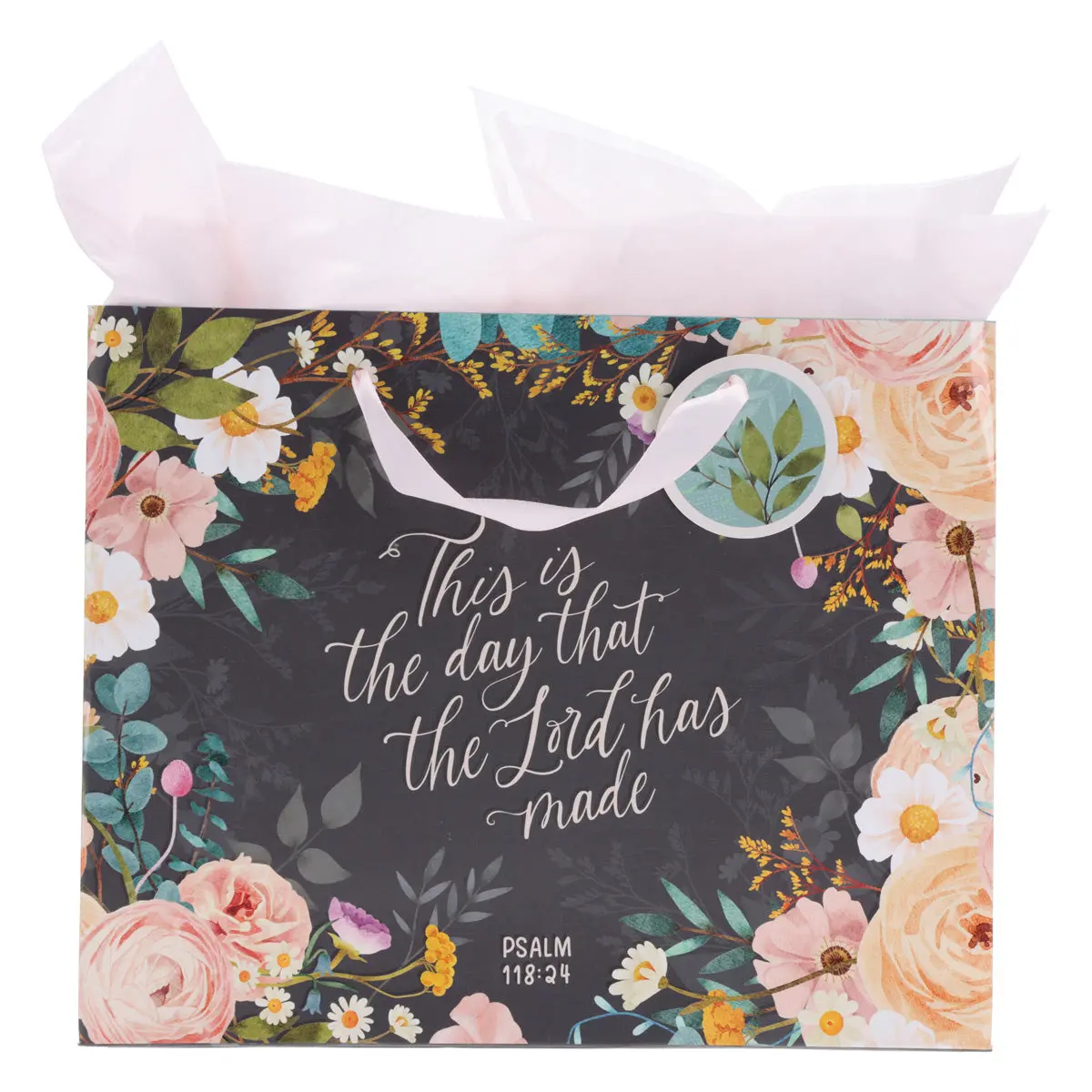 This Is The Day That The Lord Has Made Large Landscape Gift Bag With Gift Tag 1