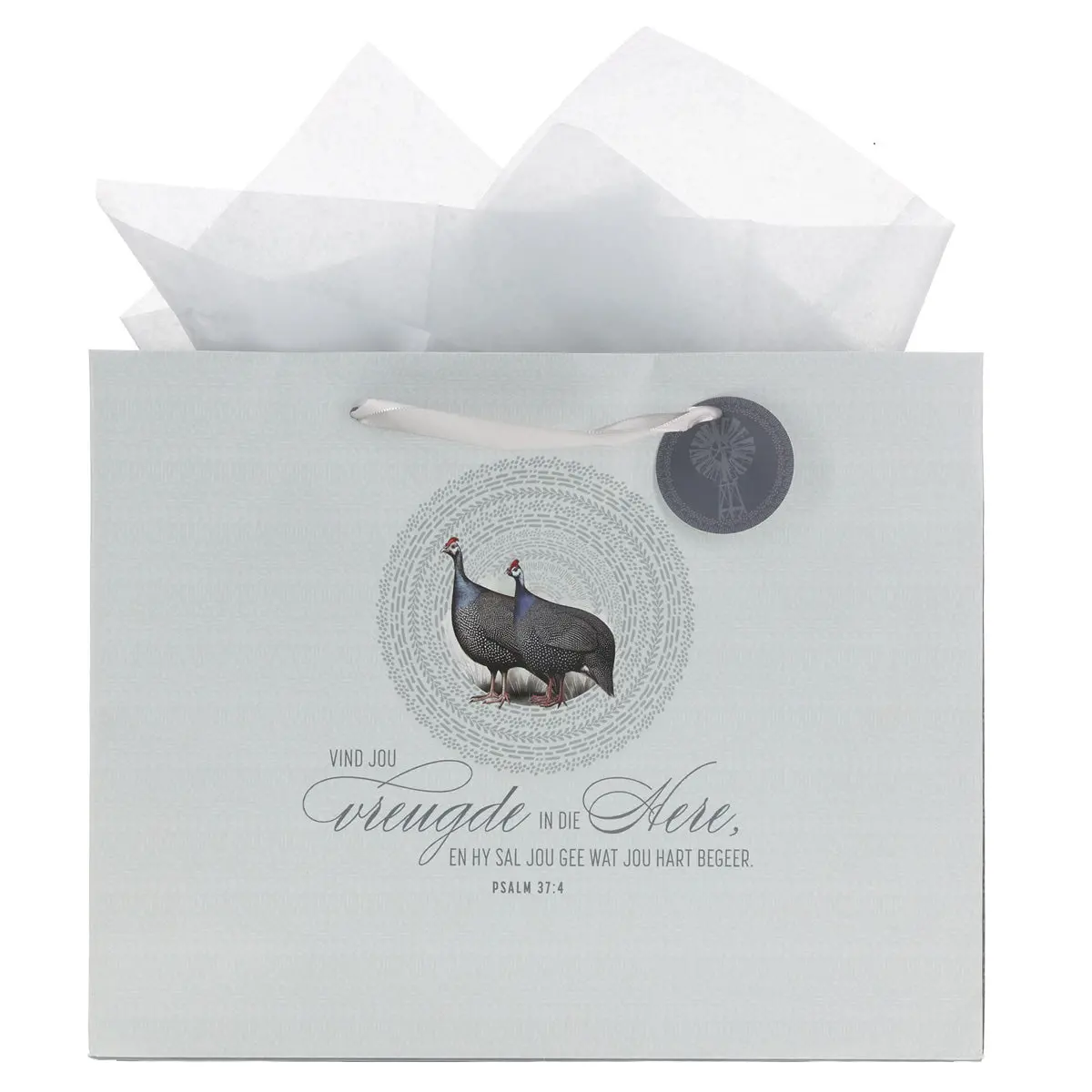 Vind Jou Vreugde In Die Here Afrikaans Large Landscape Gift Bag With Gift Tag 1