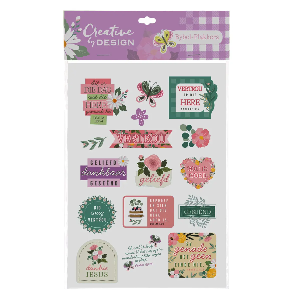Dit Is Die Dag Wat Die Here Gemaak Het Afrikaans Three-Piece Journaling Stickers 1