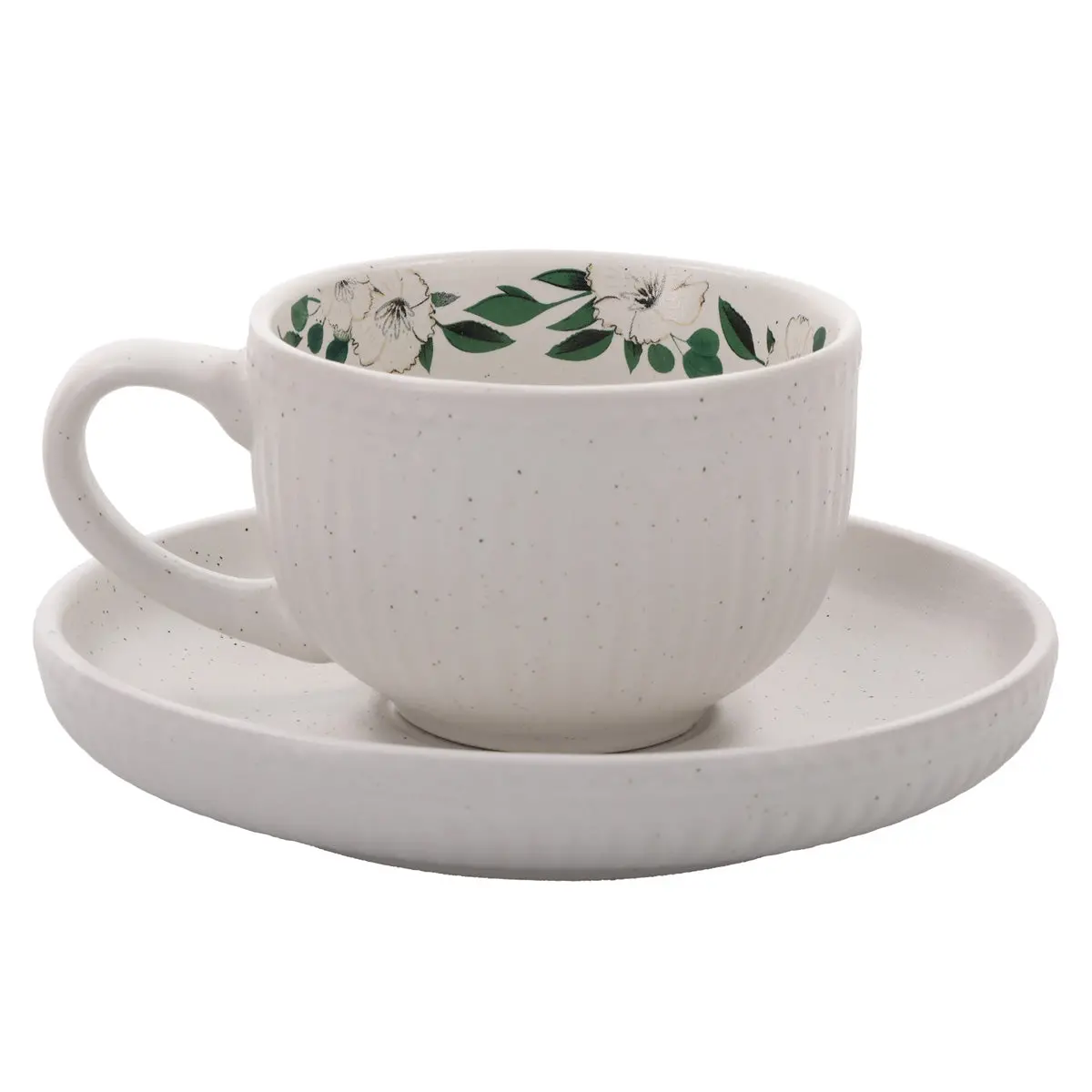 Love Never Fails Ceramic Cup And Saucer Set 2