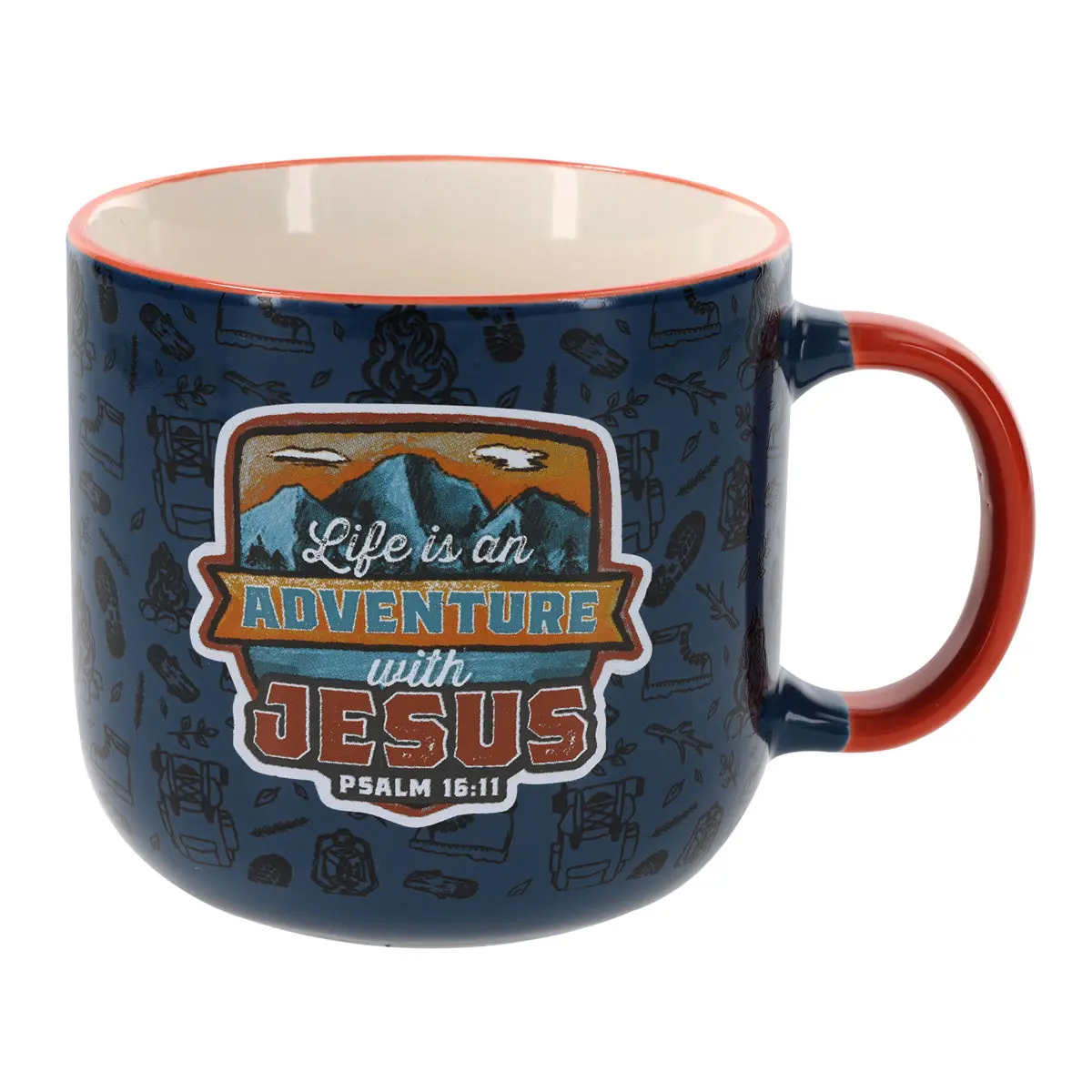 Life Is An Adventure With Jesus Ceramic Mug 1