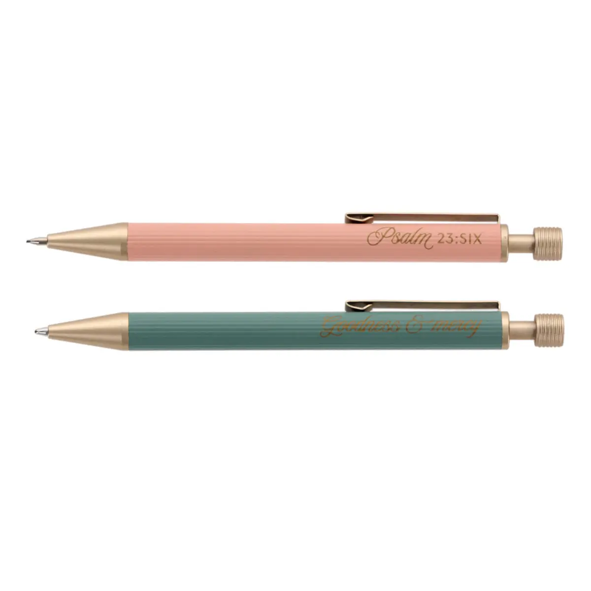 Goodness & Mercy Pen And Pencil Set With Faux Leather Pouch 1