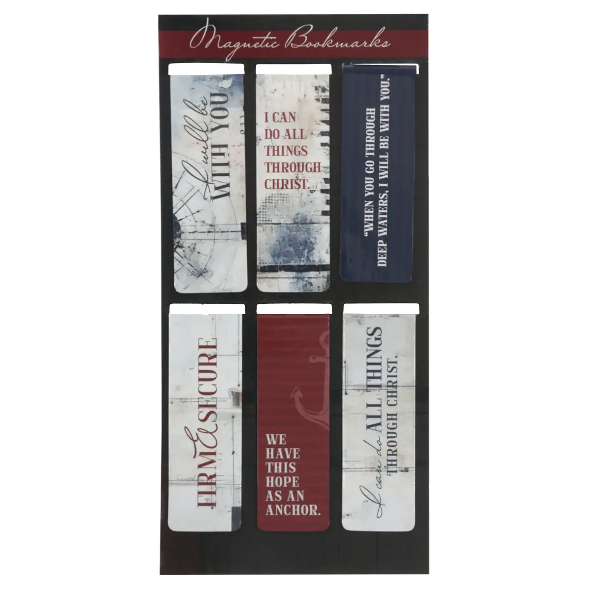 Hope As An Anchor Six-Piece Magnetic Bookmark Set 1
