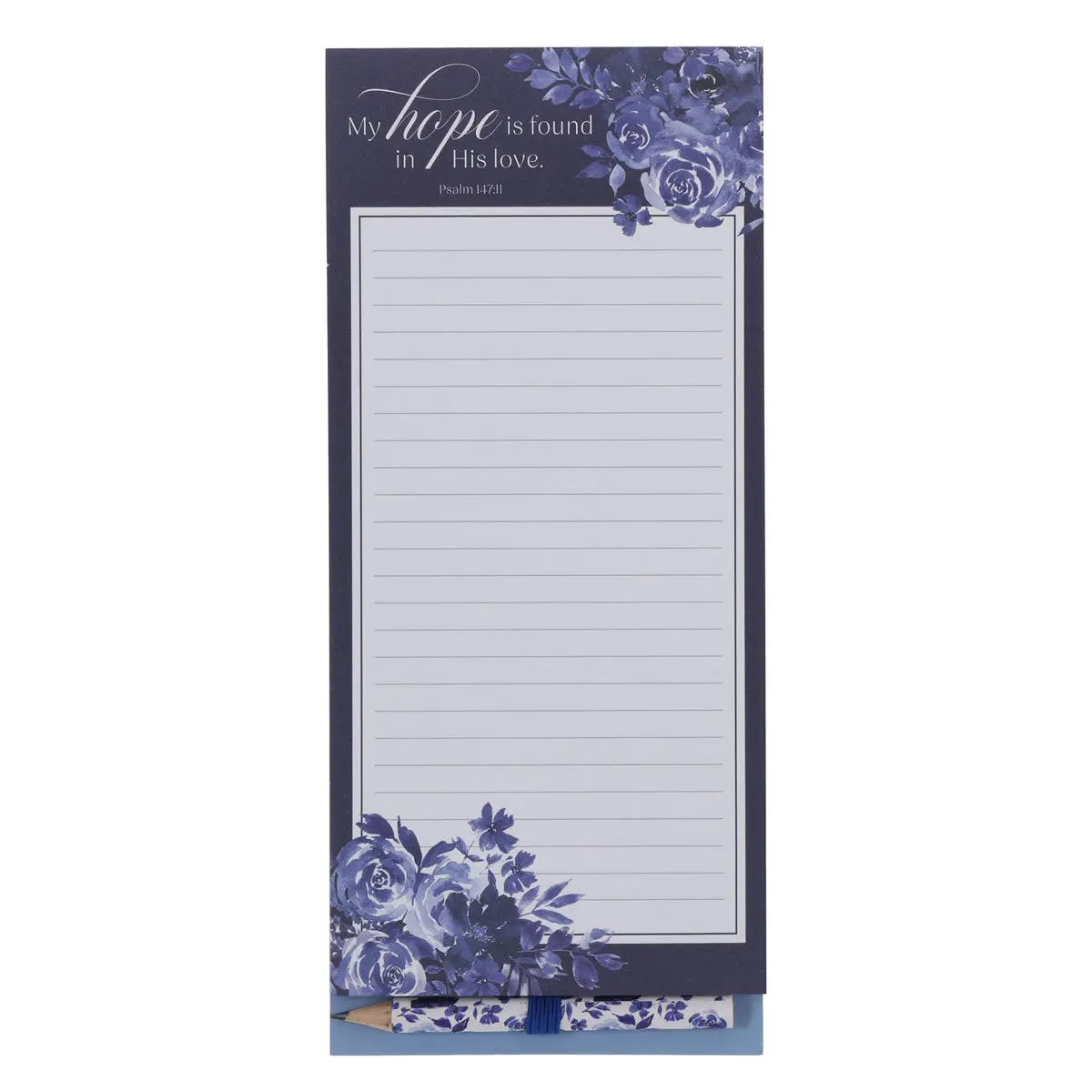 My Hope Is Found In His Love Magnetic Notepad With Pencil 1