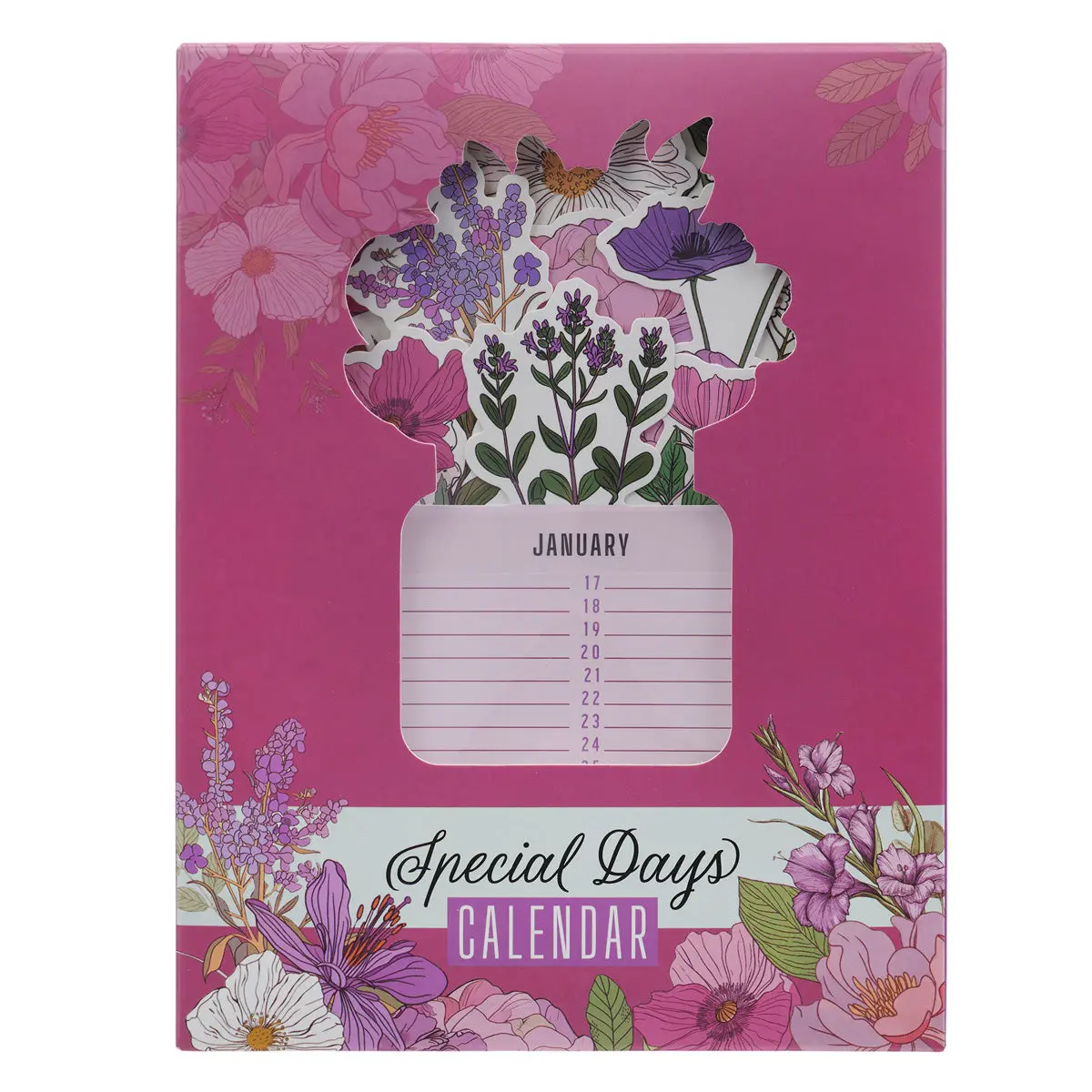 Bloom In His Grace Flower Pot Special Days Calendar 1