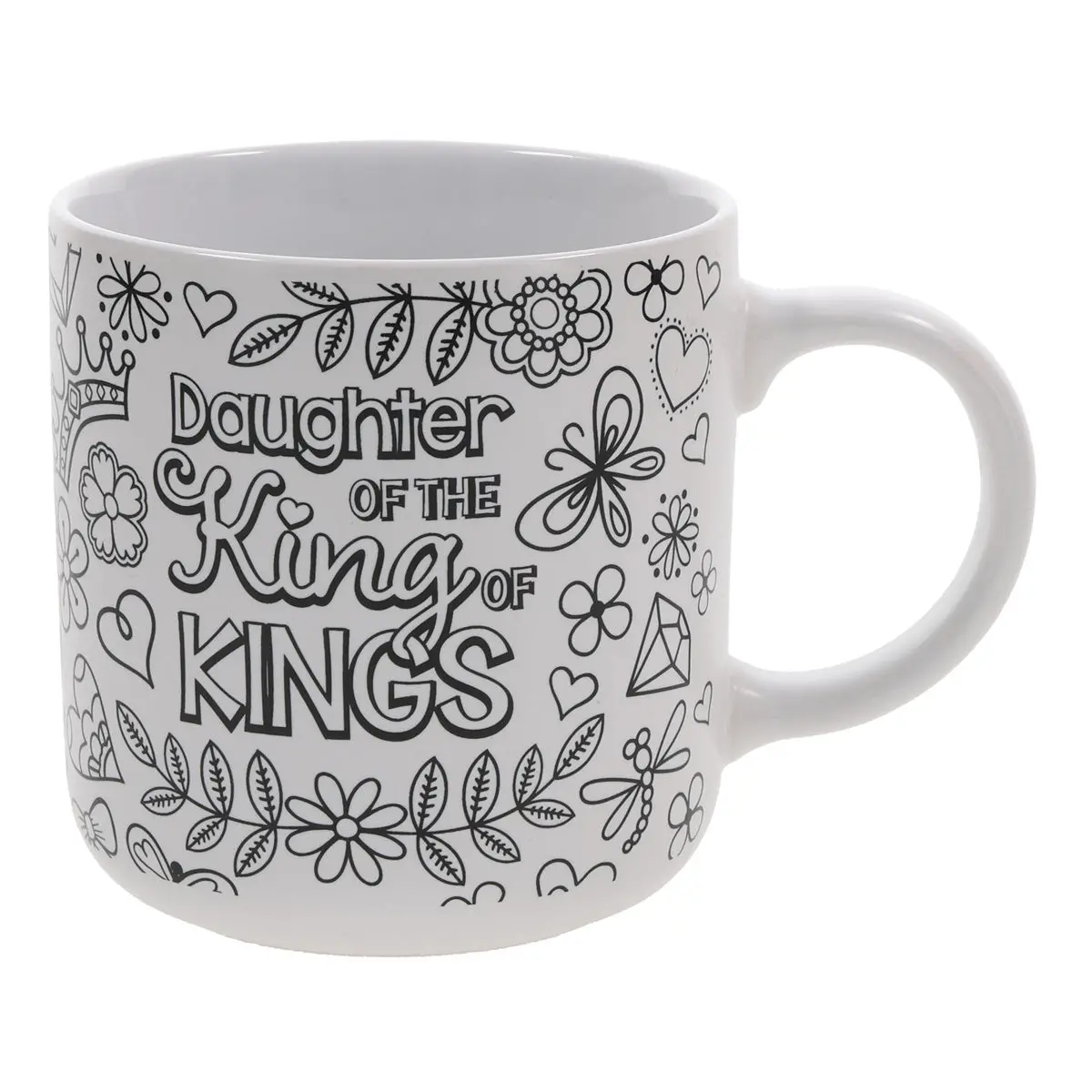 Daughter Of The King Of Kings Ceramic Coloring Mug 1