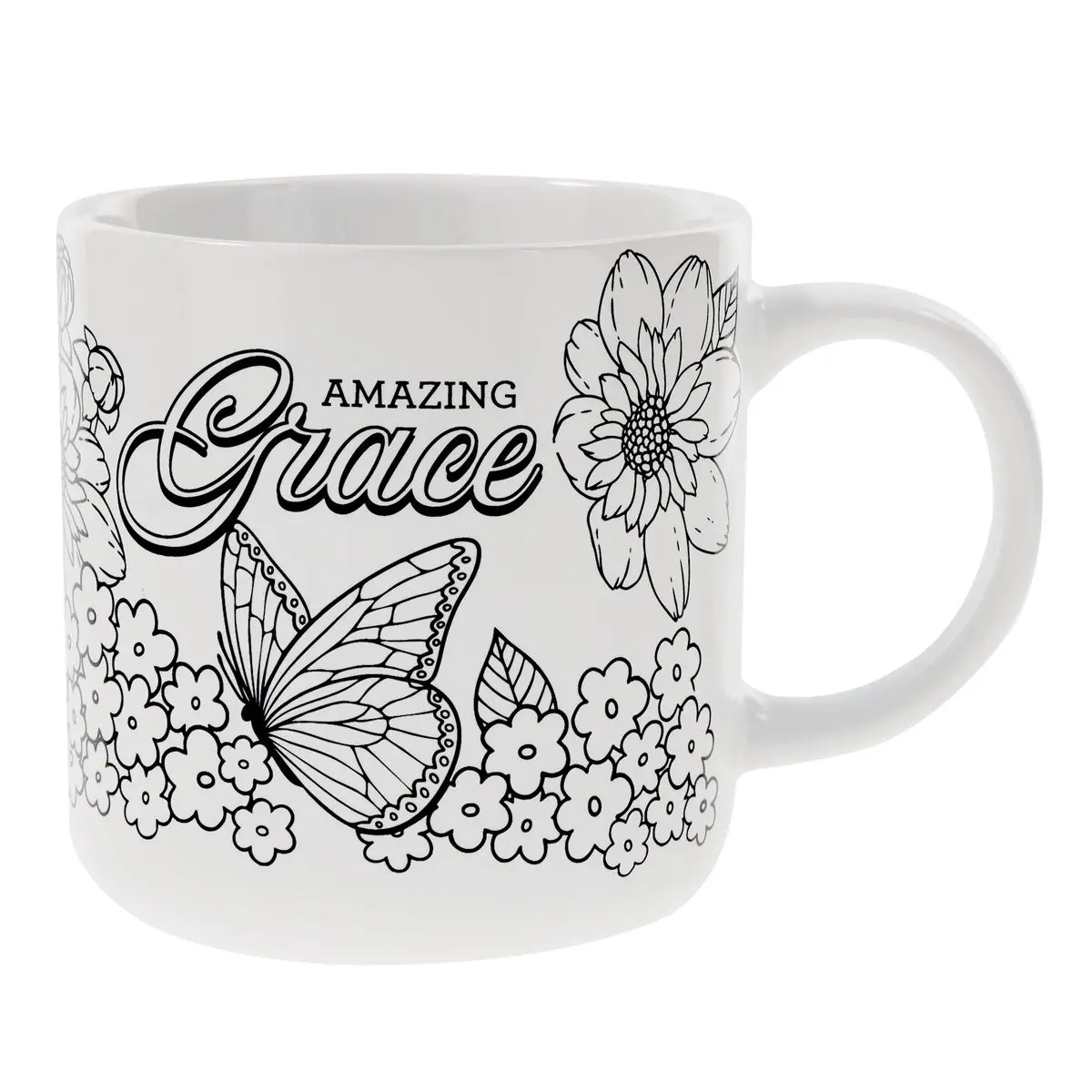 Amazing Grace Ceramic Coloring Mug 1