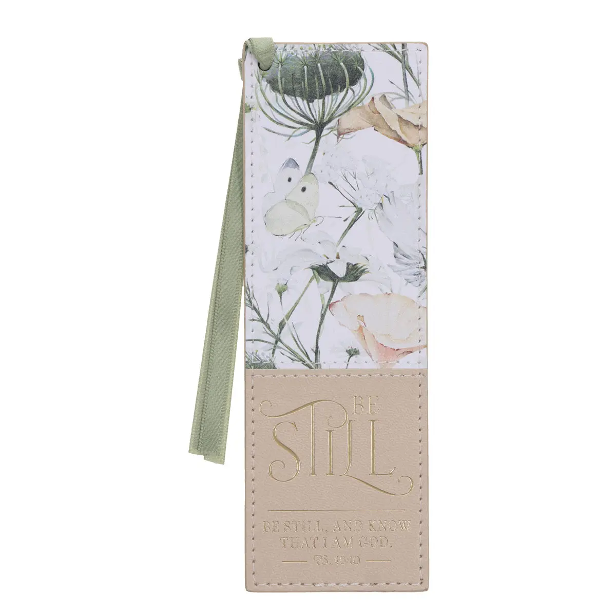 Be Still And Know That I Am God Faux Leather Bookmark 1