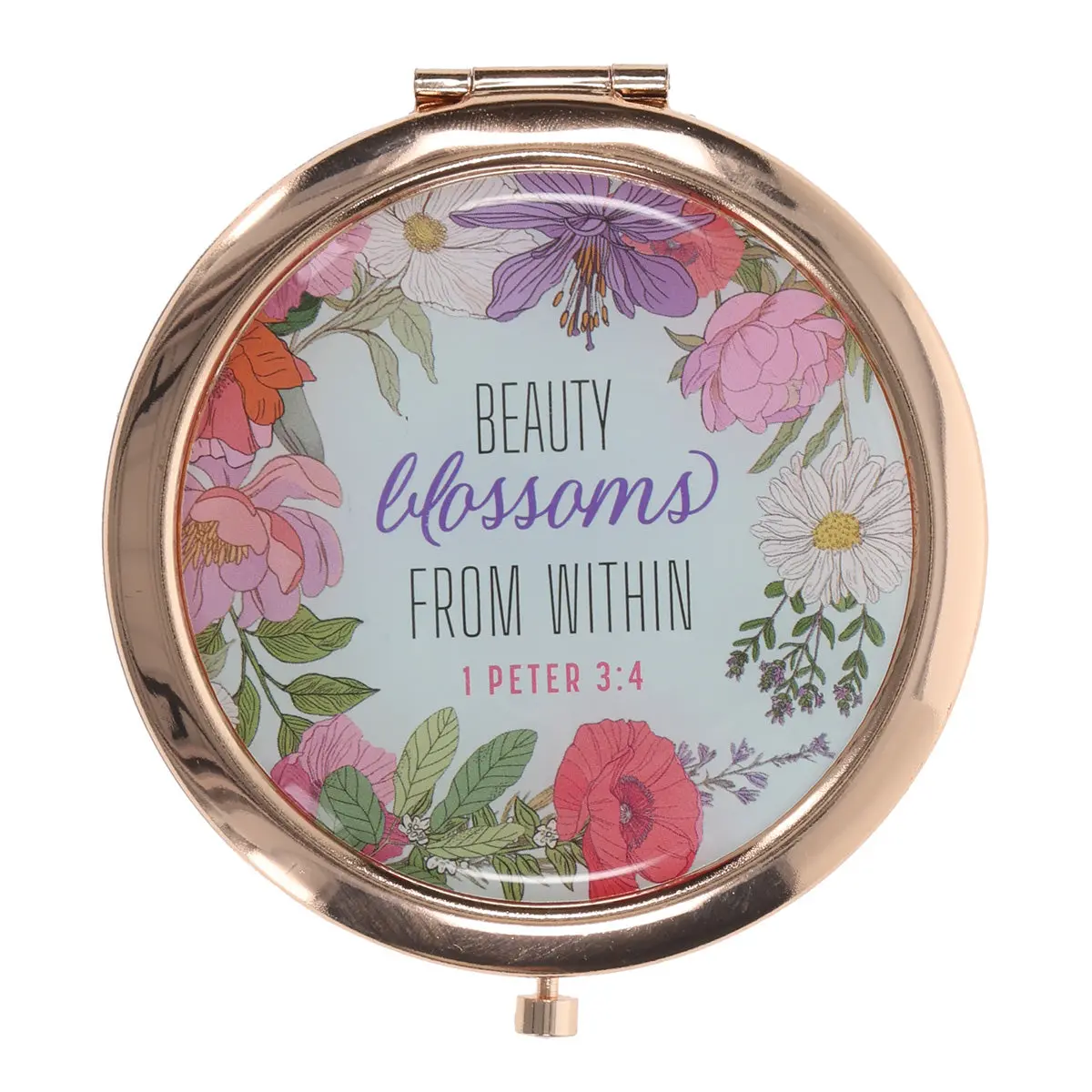 Beauty Blossoms From Within Compact Mirror 1