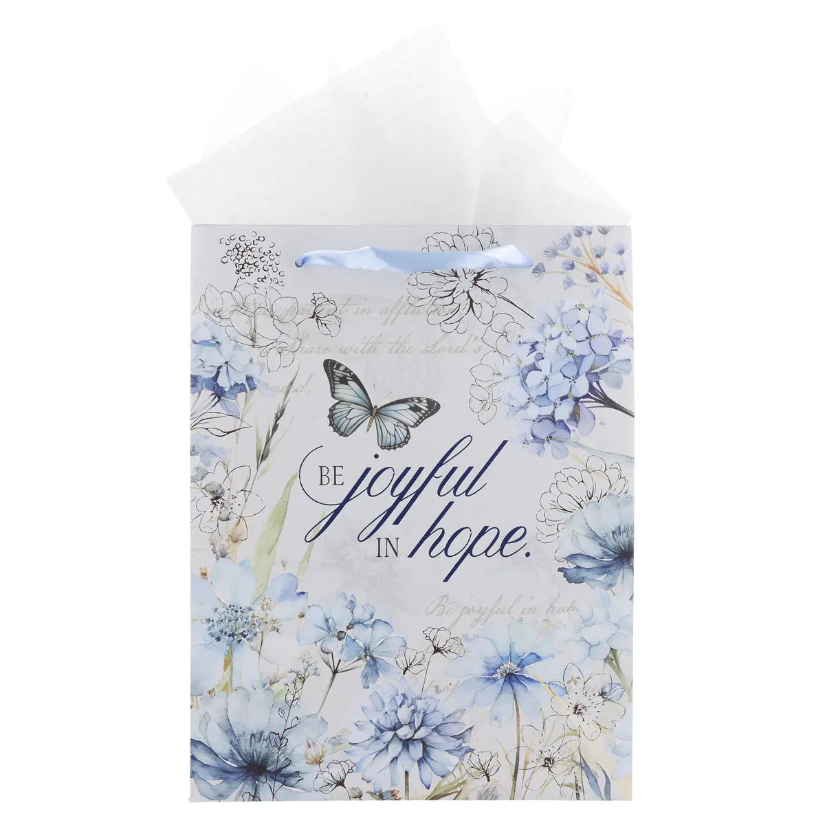 Be Joyful In Hope Large Portrait Gift Bag With Card 1