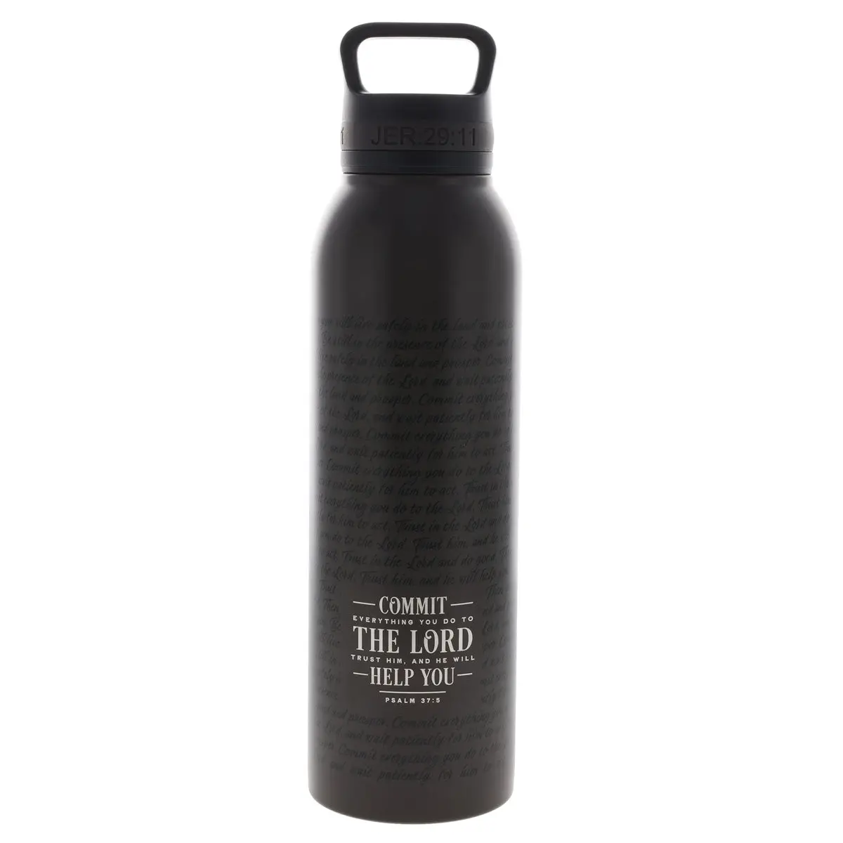 Commit Everything You Do To The Lord Stainless Steel Water Bottle 1