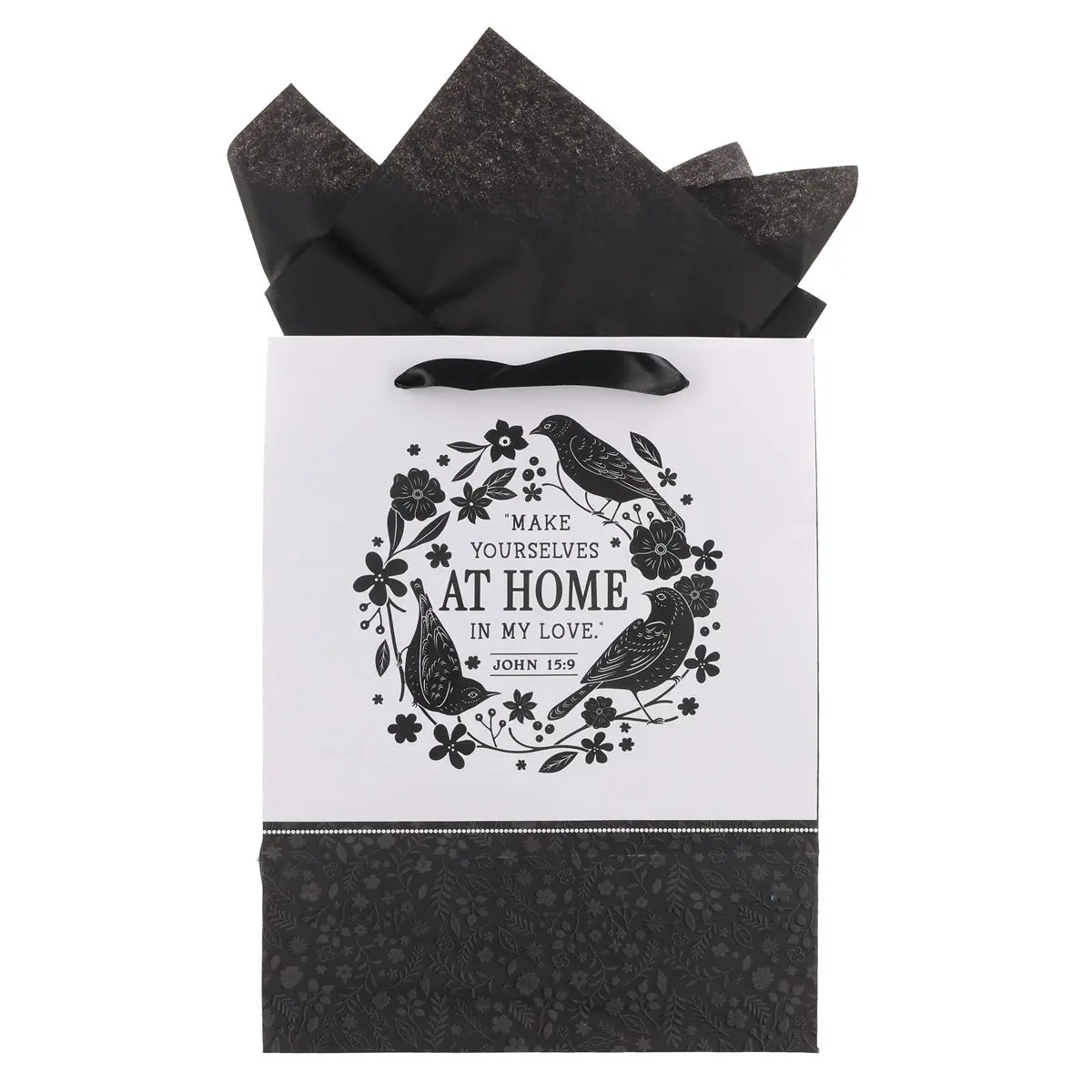 Make Yourself At Home In My Love Large Portrait Gift Bag With Card 2