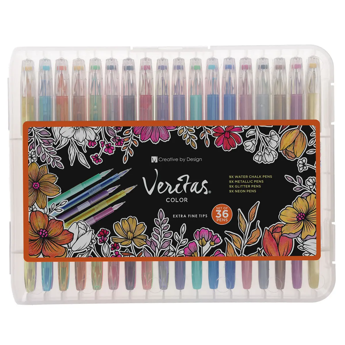 Veritas Thirty-Six-Piece Coloring Pen Set 1