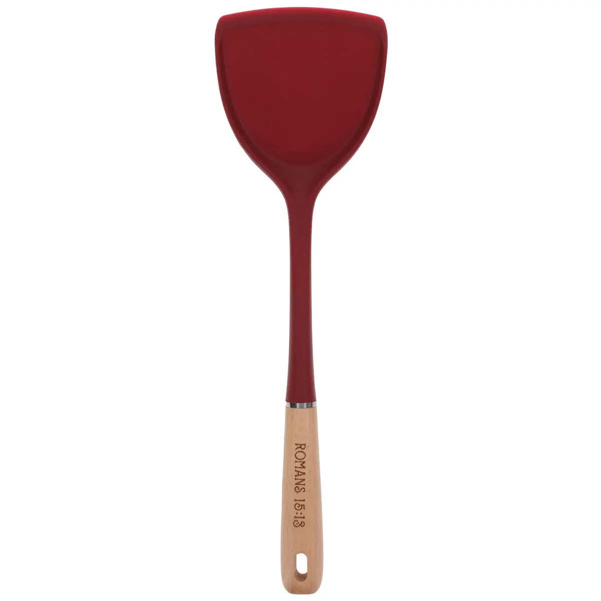 May The God Of Hope Fill You With Joy Wood And Silicone Five-Piece Utensil Set 2