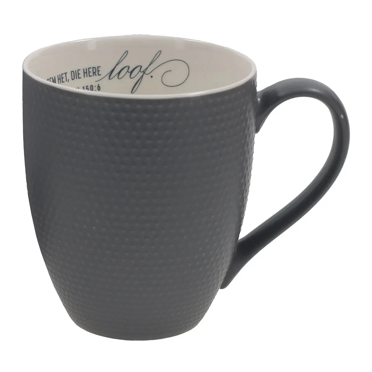 Laat Alles Wat Asem Het, Die Here Loof Afrikaans Ceramic Mug 1
