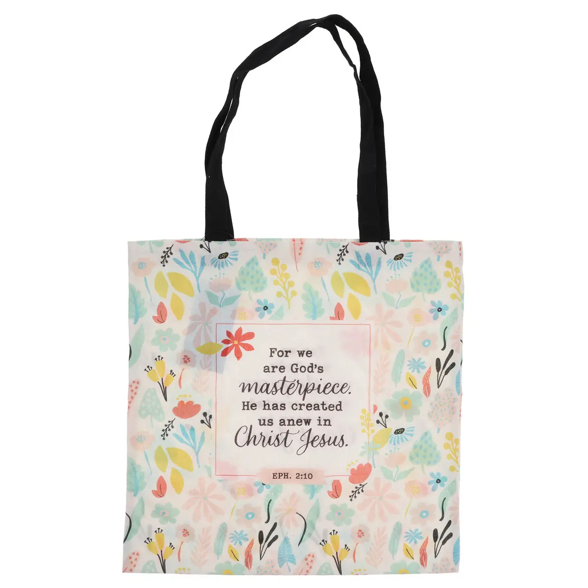 For We Are God's Masterpiece Canvas Tote Bag 2