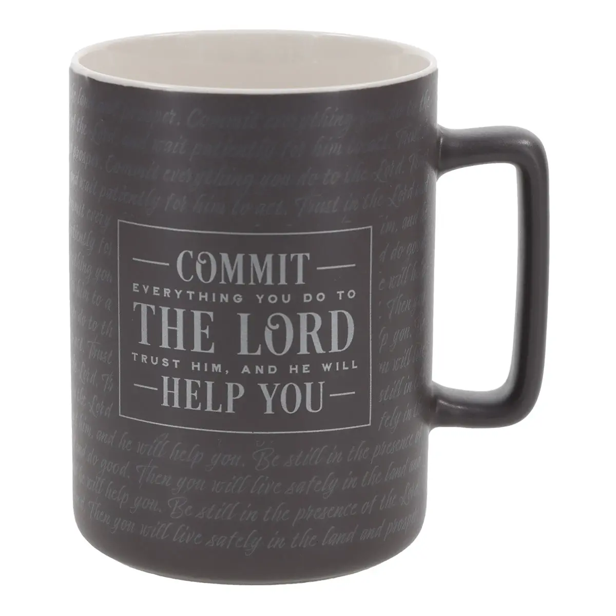 Commit Everything You Do To The Lord Trust Him, And He Will Help You Ceramic Mug 1
