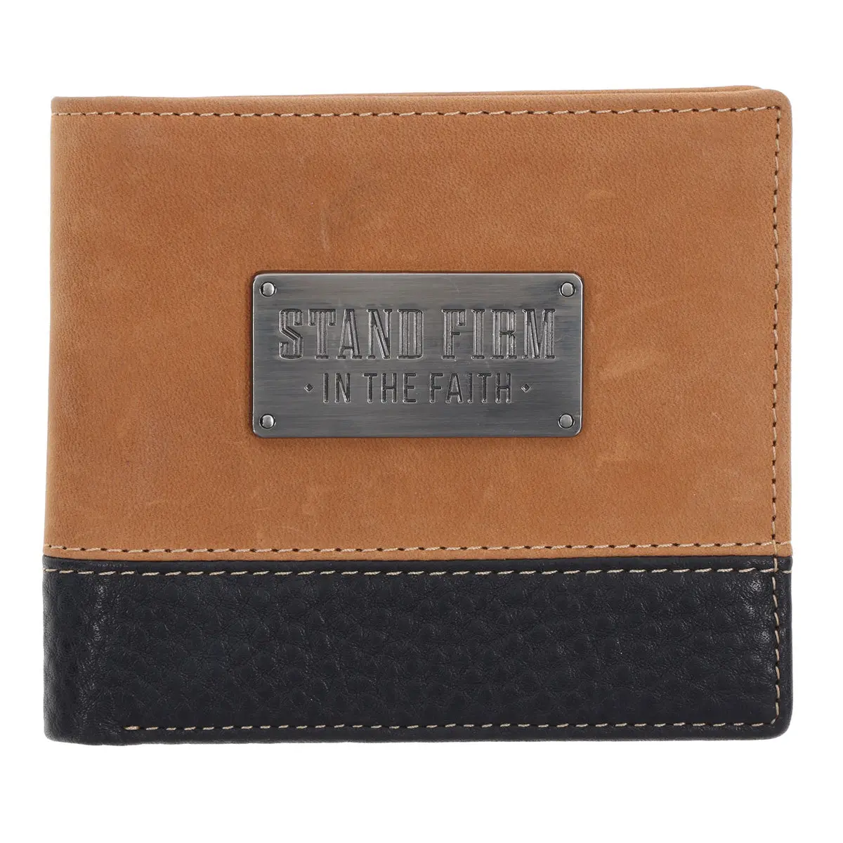 Stand Firm In The Faith Genuine Leather Wallet 1