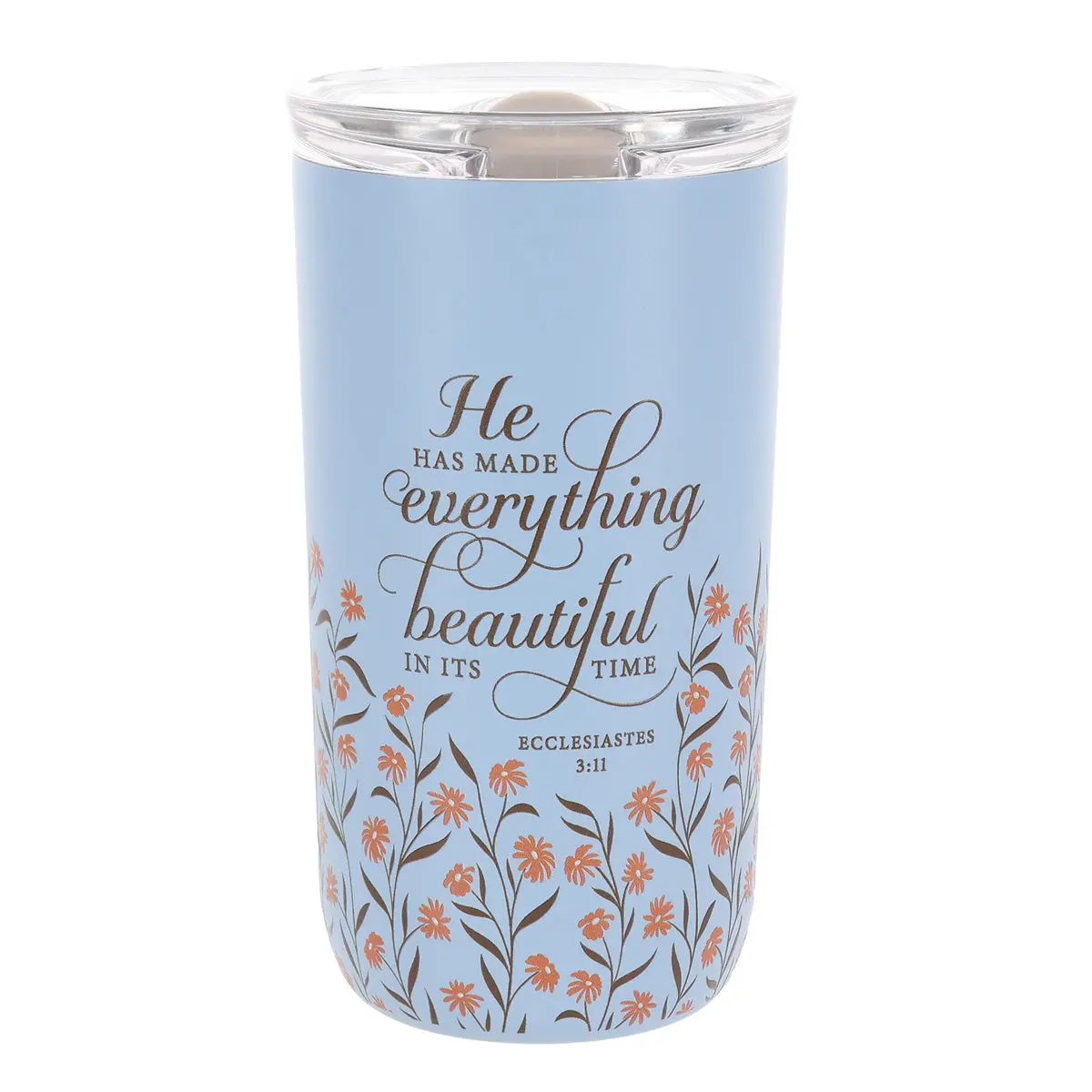 He Has Made Everything Beautiful In Its Time Stainless Steel Travel Mug 1