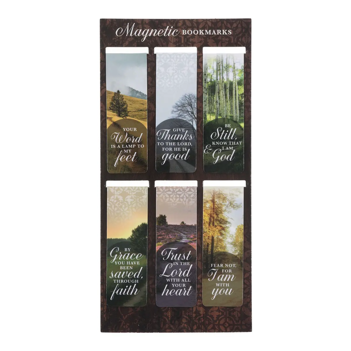 Scenic Inspirational Six-Piece Magnetic Bookmark Set 1