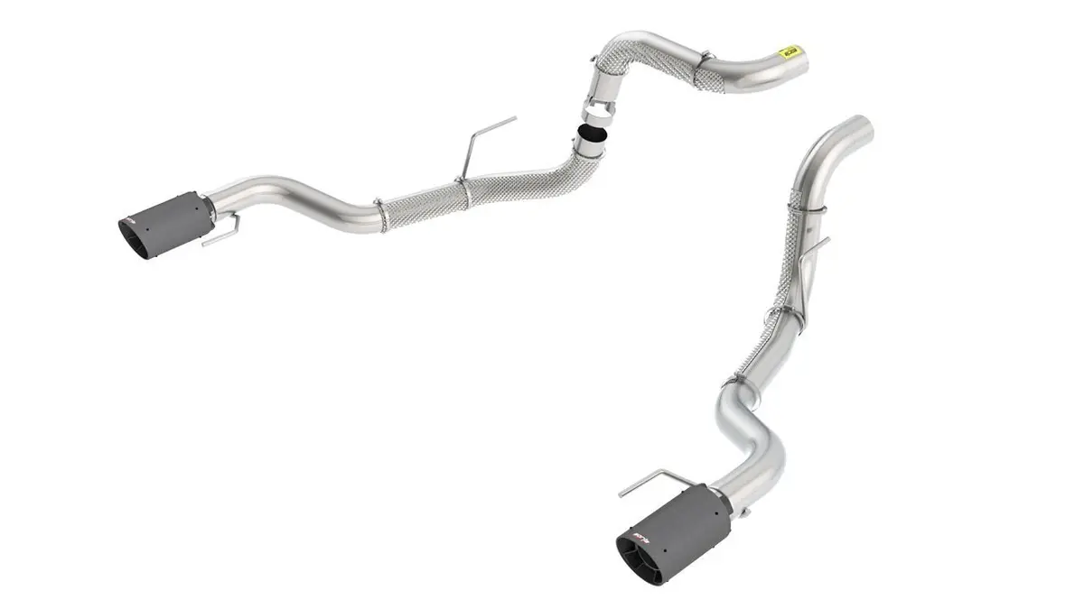 Borla Carbon Fiber Tip Tailpipe Assembly For 2017–2020 Ford F-150 And Raptor (3.5L V6) 1