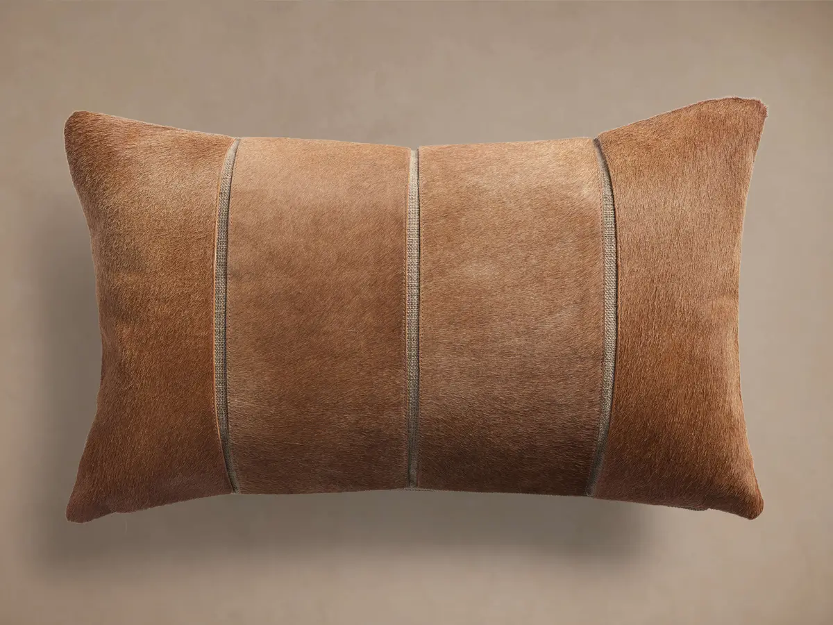 Channel-Stitch Hide Pillow 1
