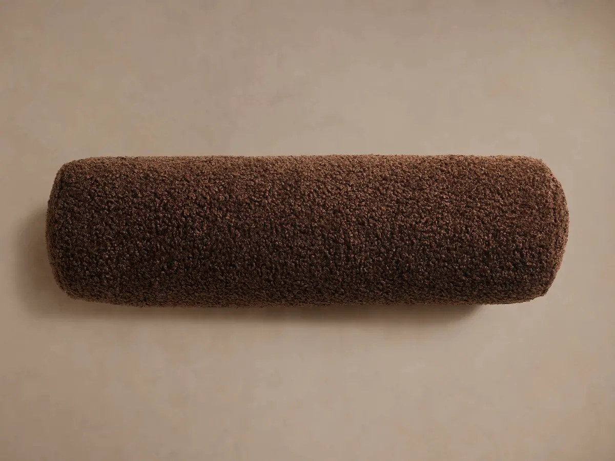 Faux Sherpa Bolster Pillow 1