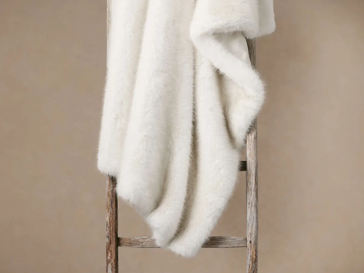 Fairbanks Faux Fur Throw 1