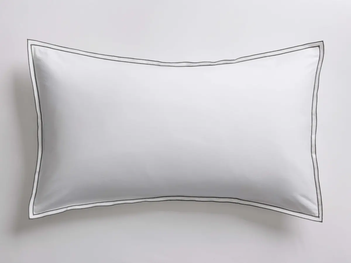 Italian Embroidered Percale Sham 1