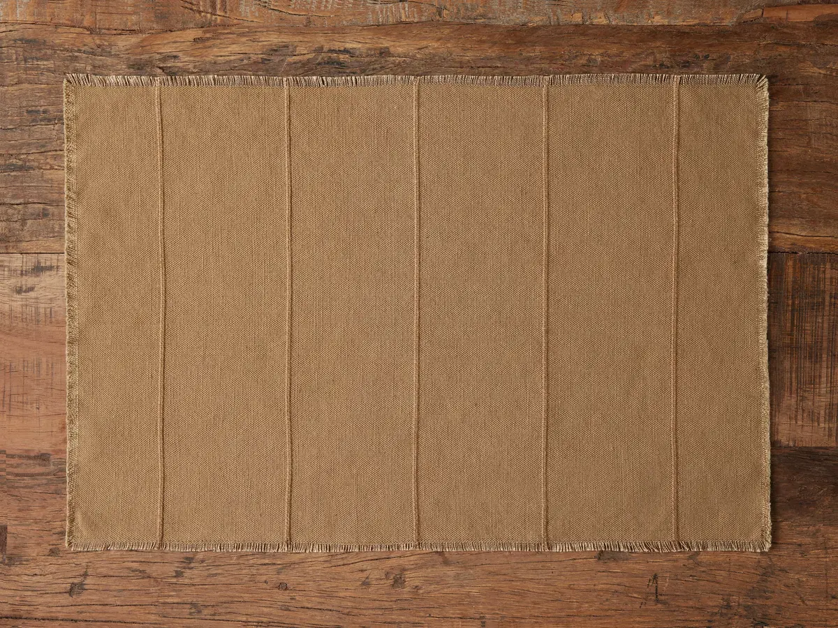 Linen Placemats In Olive (Set Of 4) 1