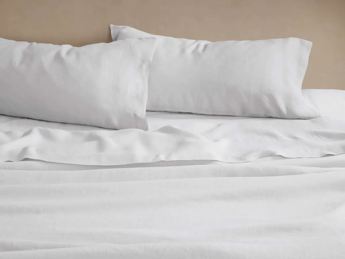 Italian Garment-Dyed Linen Sheet Set 1