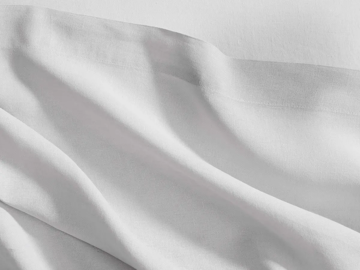 Italian Garment-Dyed Linen Flat Sheet 1