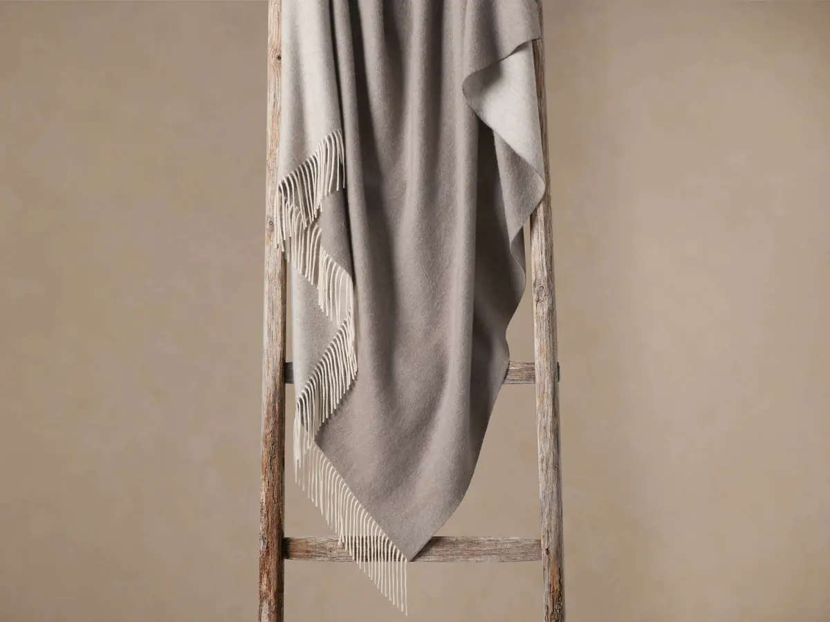 Melange Cashmere Throw 1