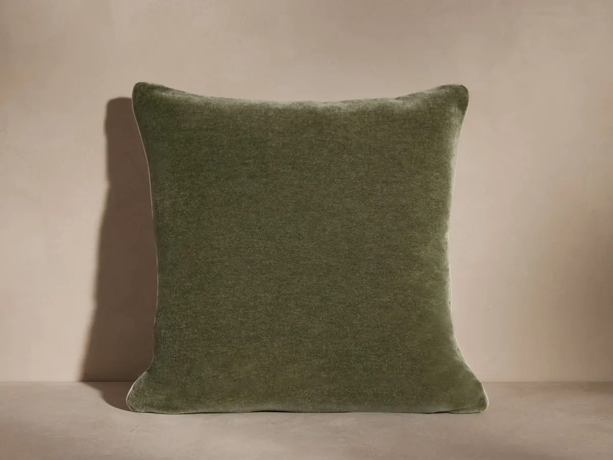 Mohair Piped Pillow 1