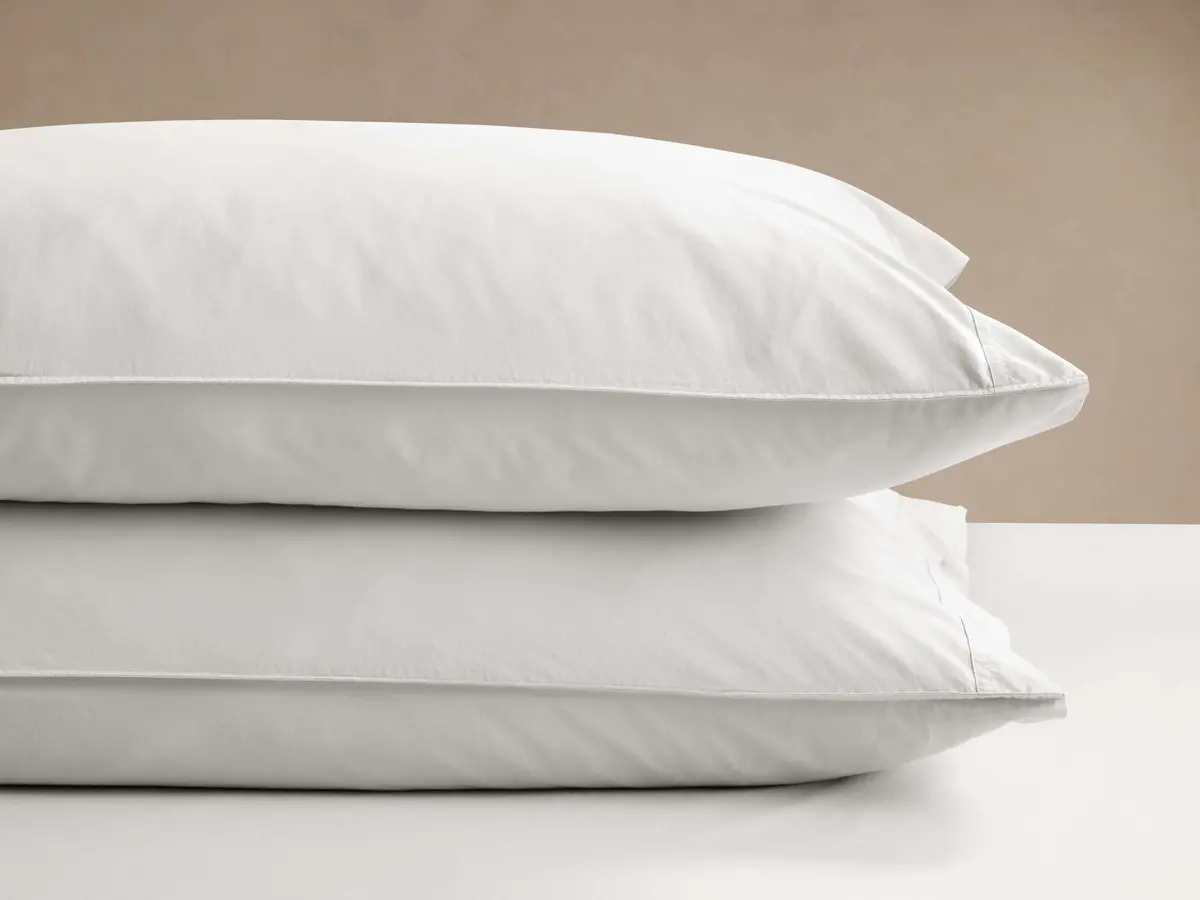 Italian Garment-Dyed Percale Pillowcases (Set Of 2) 1
