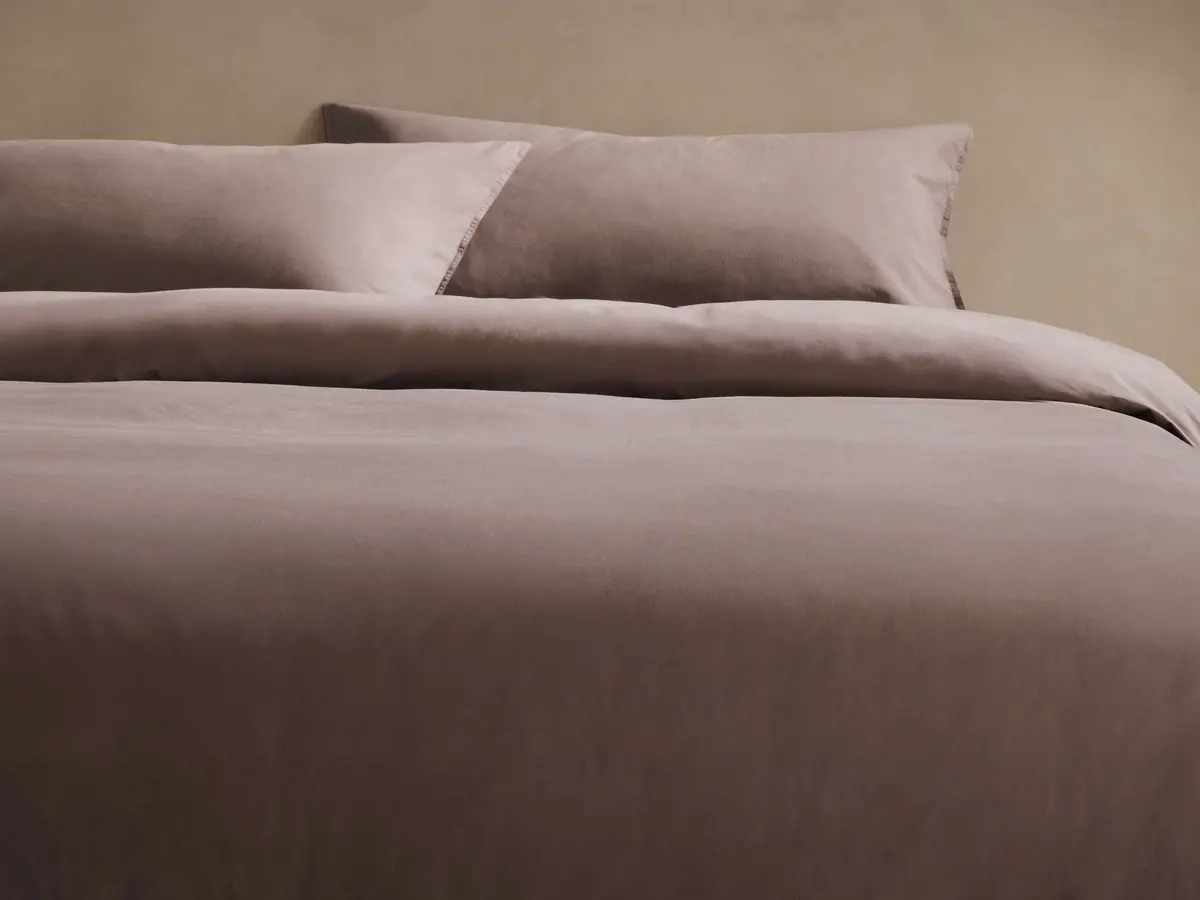 Italian Garment-Dyed Sateen Duvet Set 1
