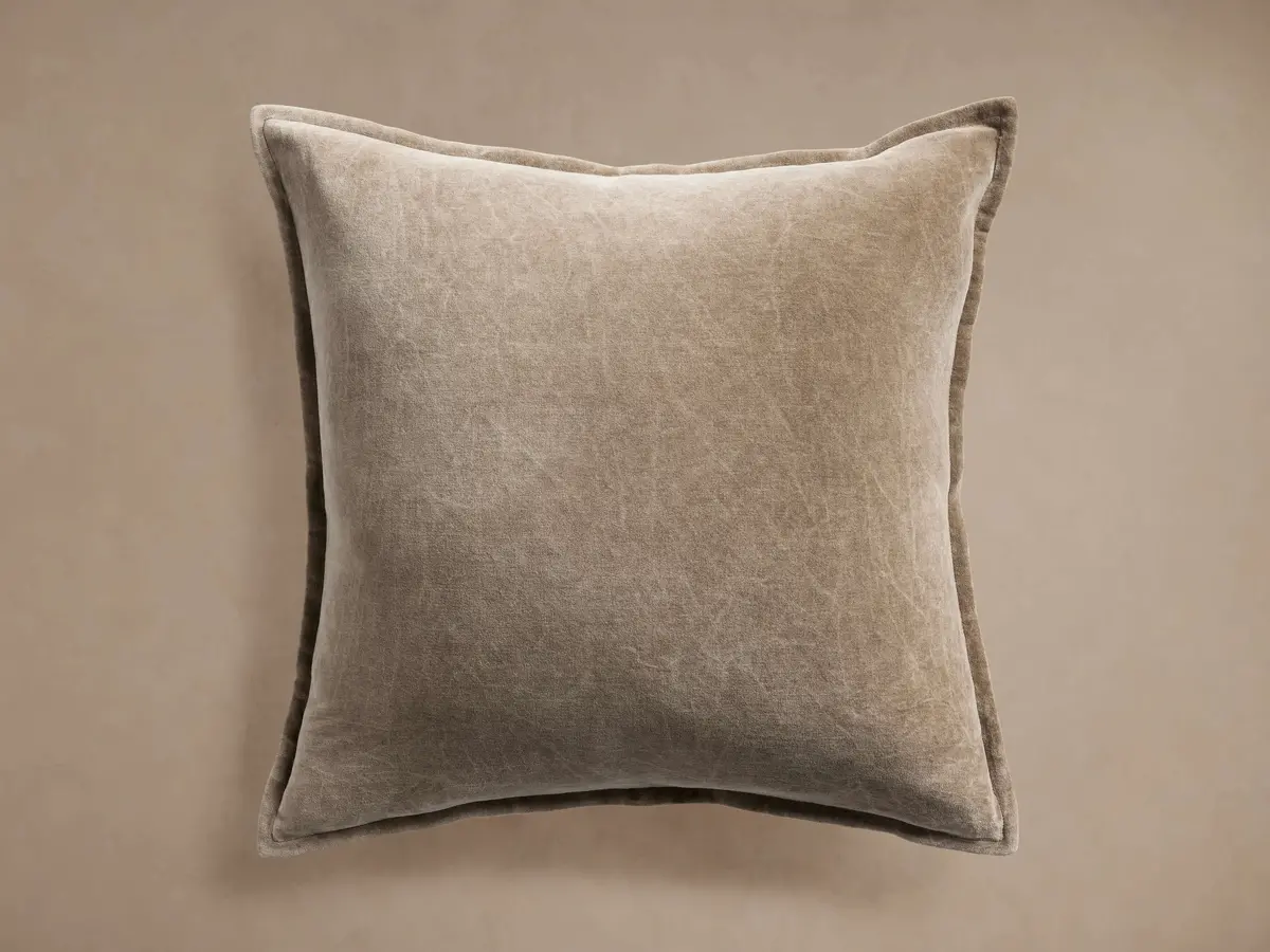 Stone Washed Velvet Pillow 1