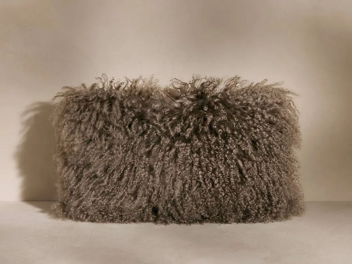 Tibetan Longwool Lumbar Pillow 1
