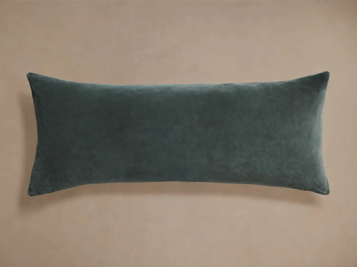 Velvet 38" Lumbar Pillow Cover 1