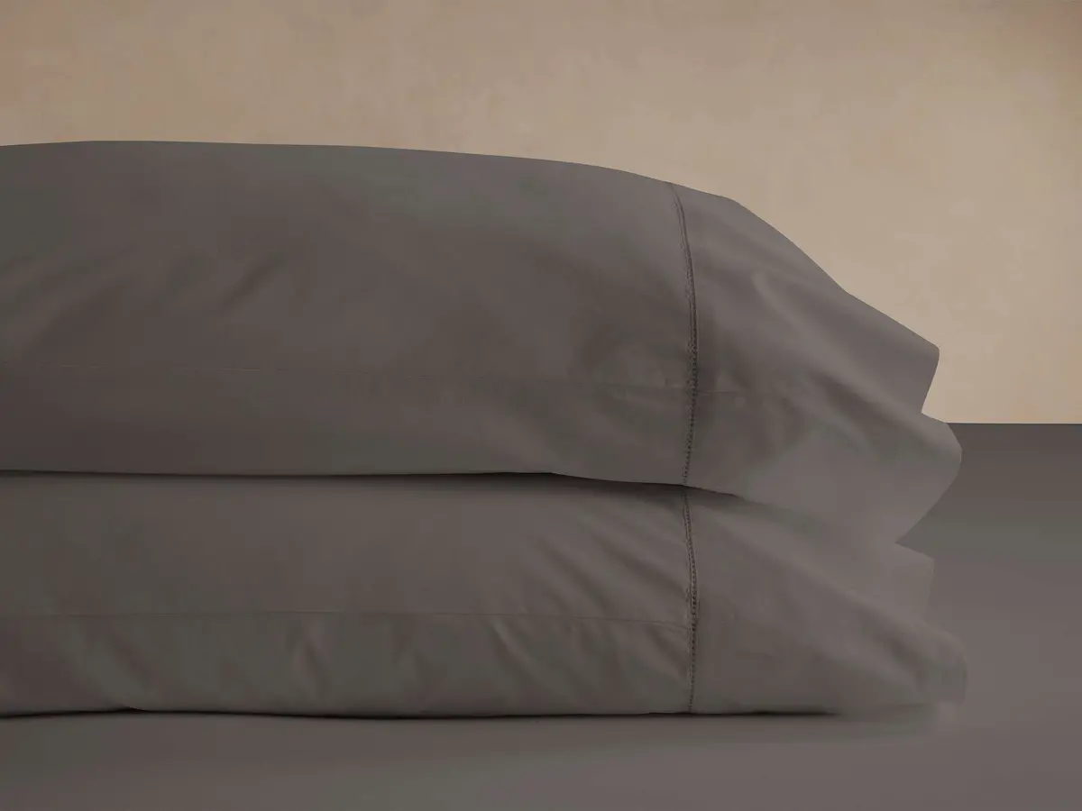 Washed Percale Pillowcases (Set Of 2) 1
