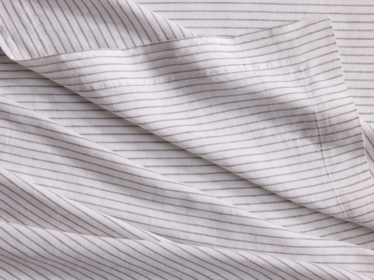Italian Yarn-Dyed Stripe Flat Sheet 1