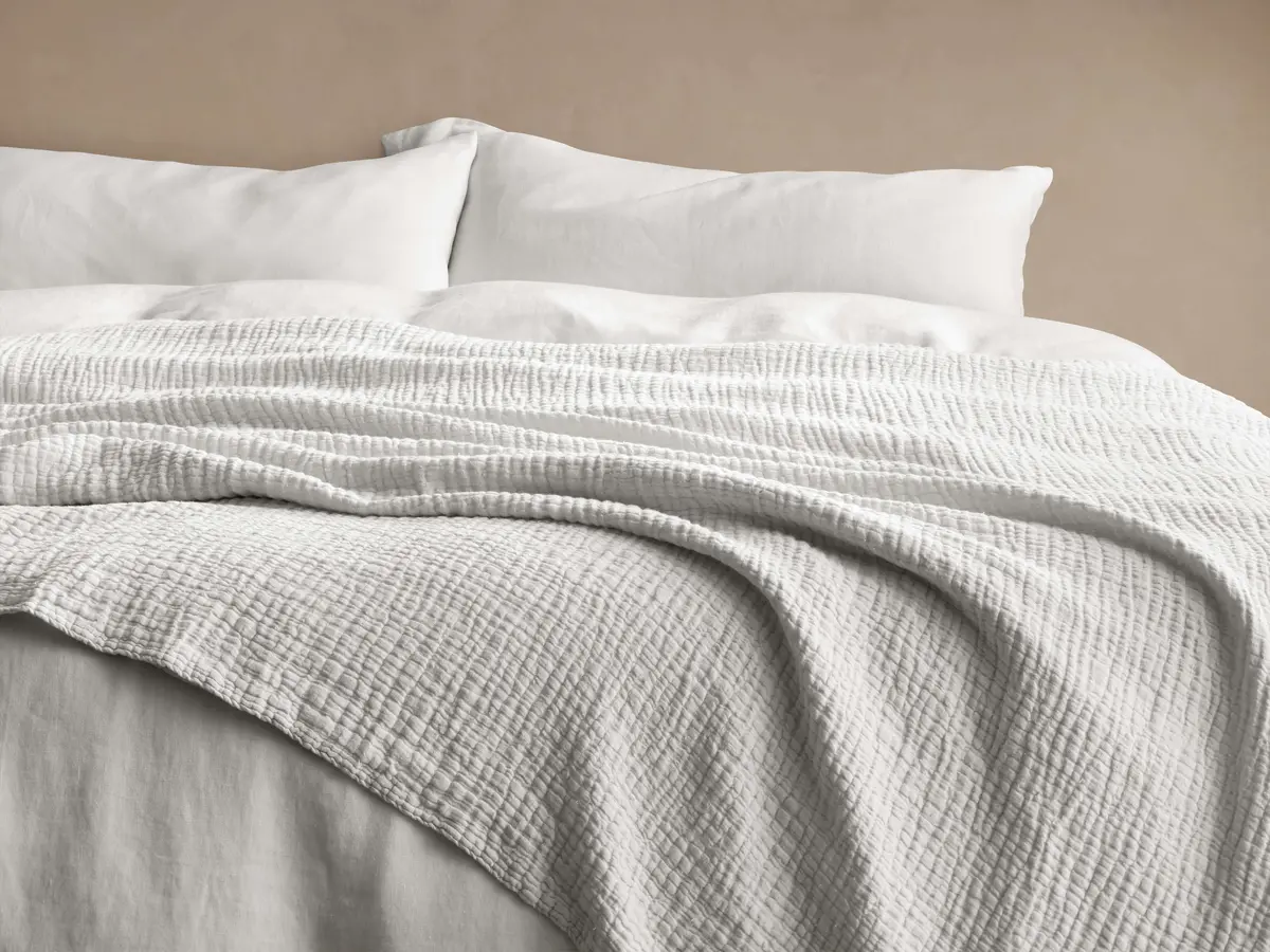 Zehra Linen Bed Blanket 1