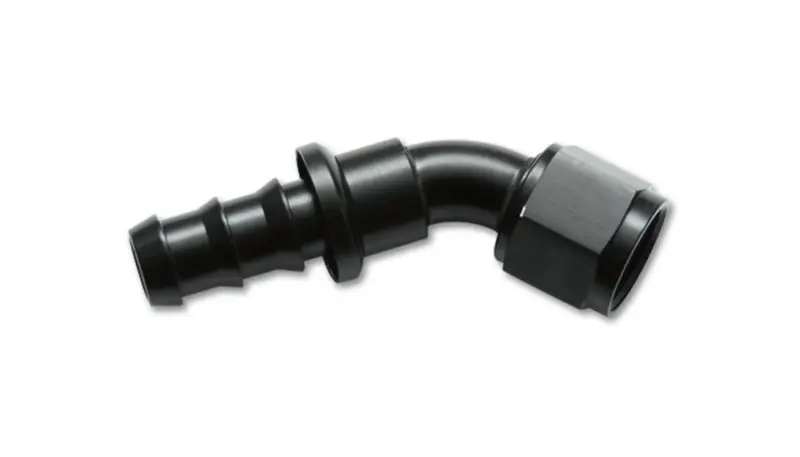 Vibrant -10An Aluminum 45-Degree Push-On Hose End Fitting 1