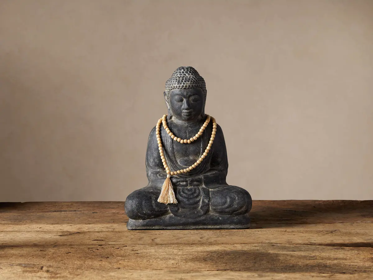 Seated Buddha With Beads 1