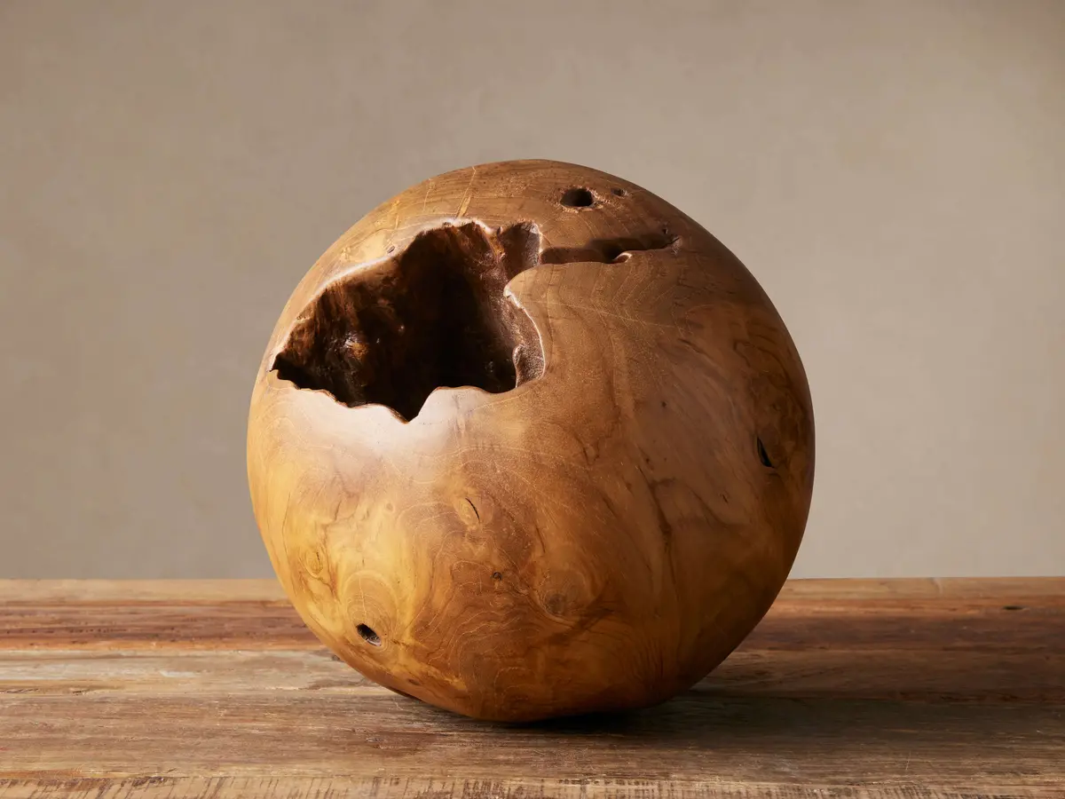 Large Etta Sphere In Natural 1