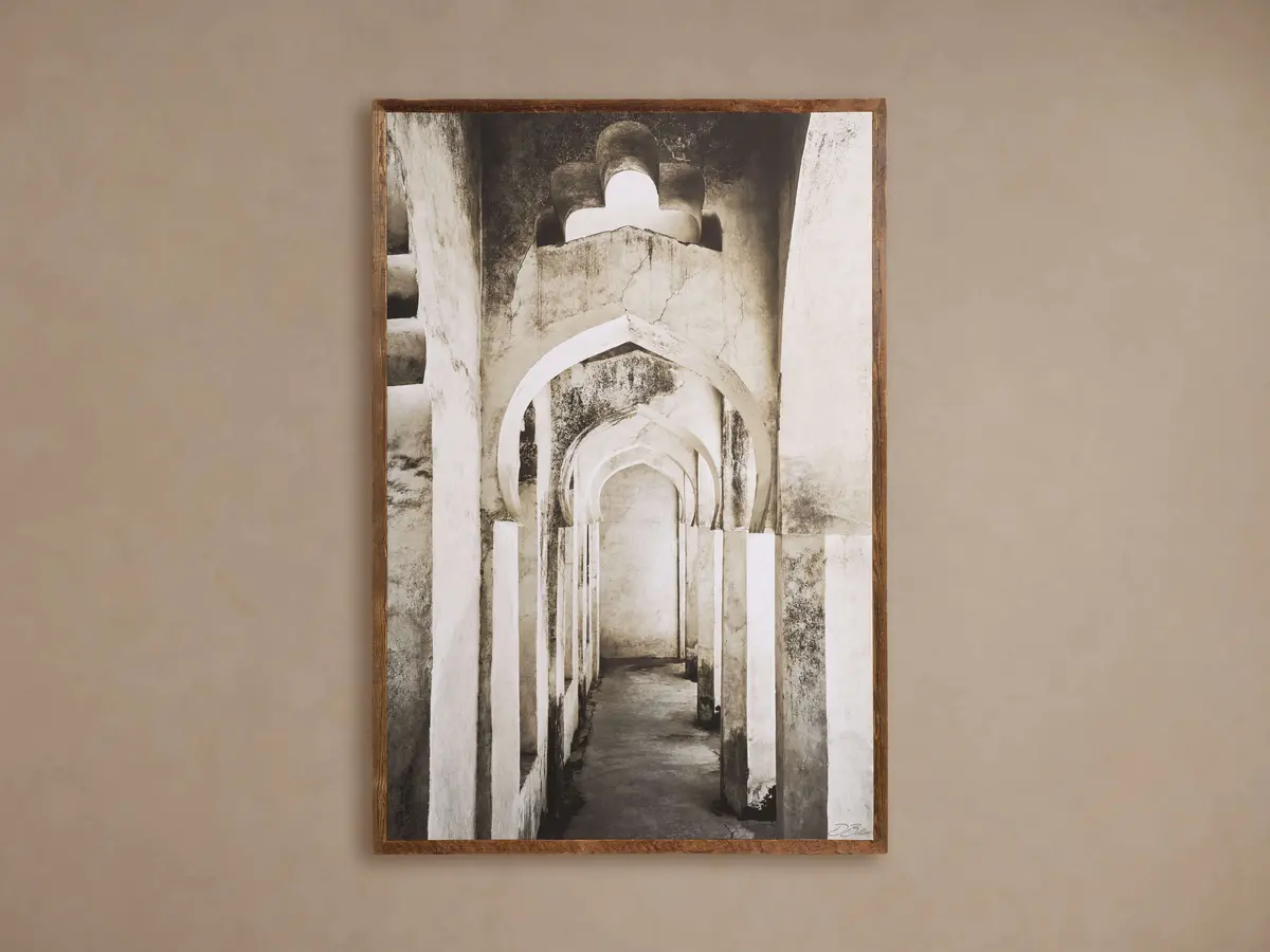 Interior 74" Framed Print 1