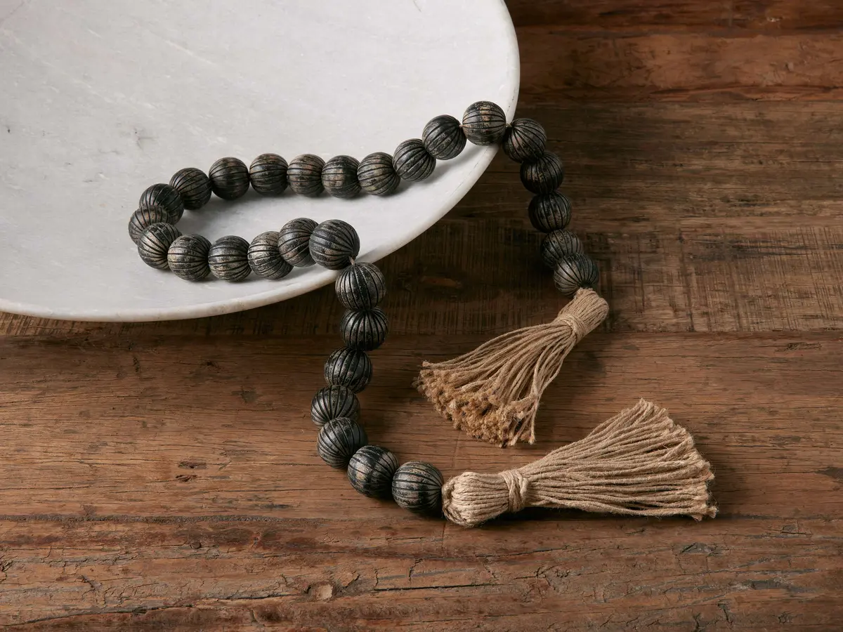 Carved Wooden Strand 1