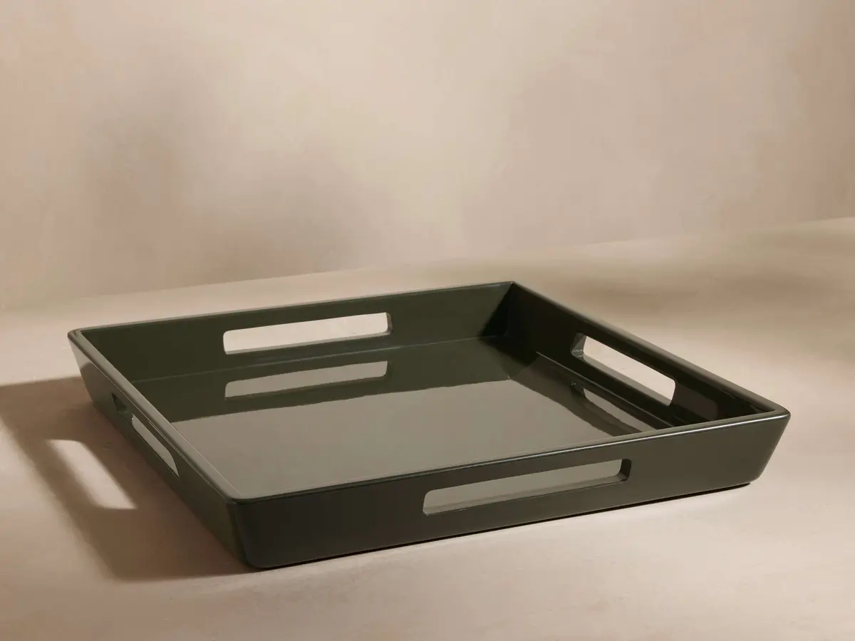 Lacquer Square Tray 1