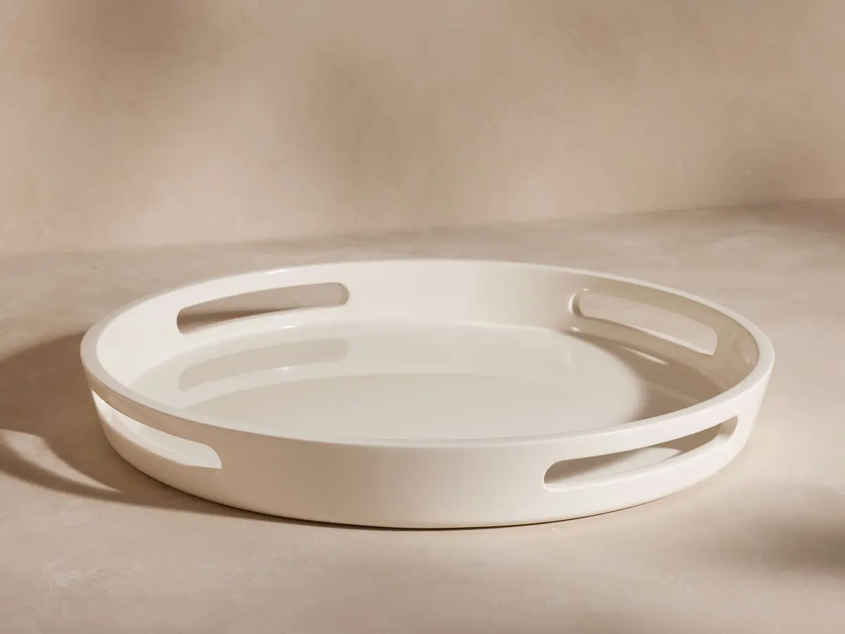 Lacquer Round Tray 1