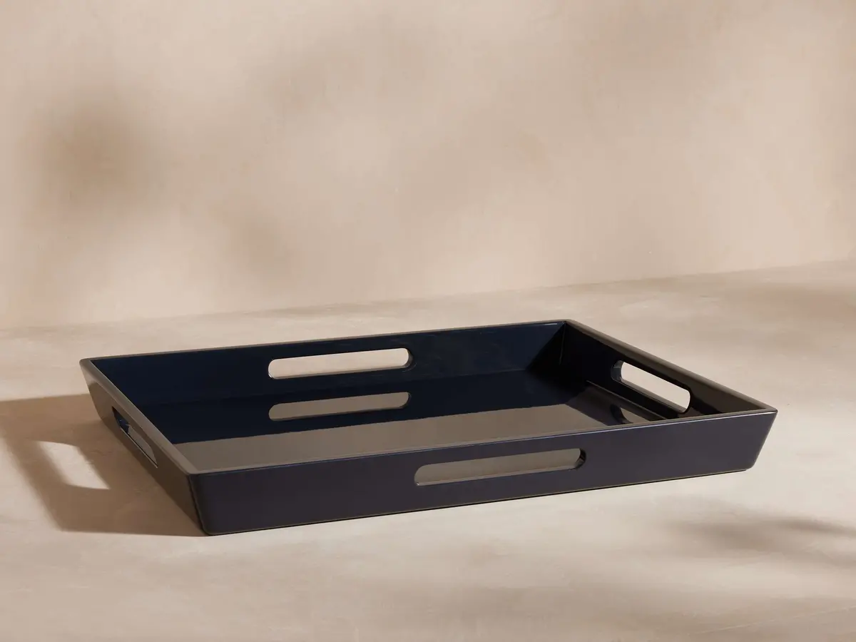 Lacquer Rectangular Tray 1